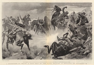 11月18日、エストコートの海軍旅団によるグッドショットの死の使者 作： John Charlton